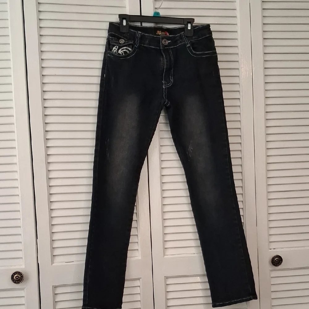 Women's Straight Leg Jeans - Picture 1 of 7